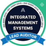 IMS lead auditor badge